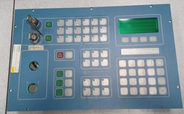 CU Galvostar terminal control panel art. 92830