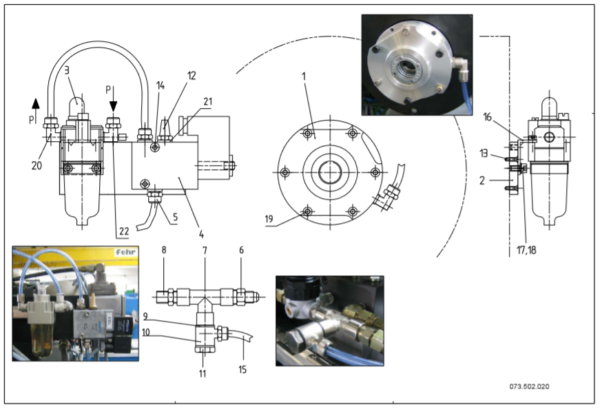 Pneumatic brake KEB